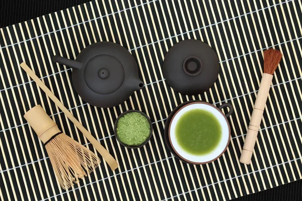 Tè Matcha giapponese — Foto Stock