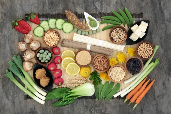 Alimentos Macrobióticos para a Saúde — Fotografia de Stock