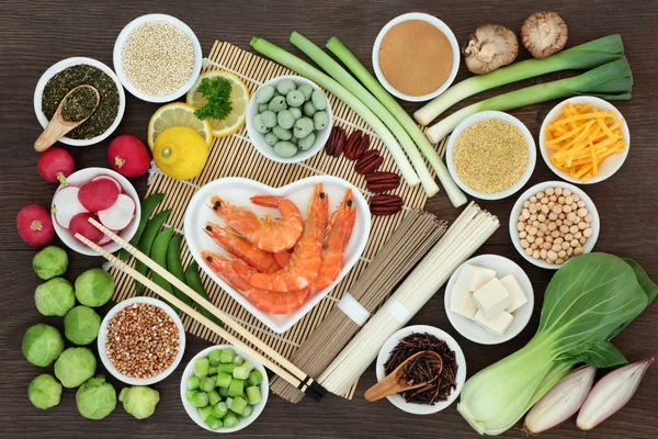 Salud Macrobiótica Japonesa Alimentos — Foto de Stock