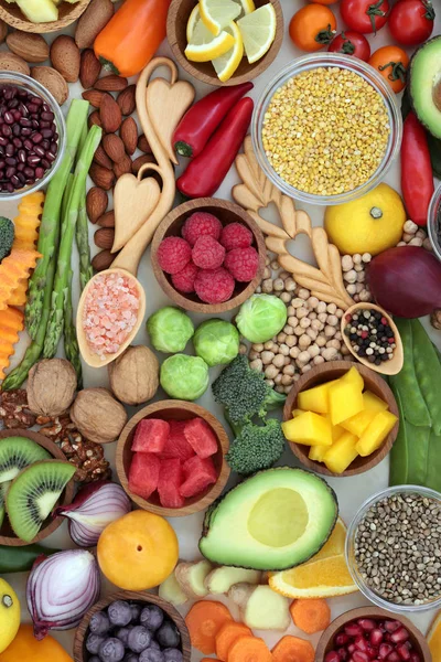 Hälsosam mat för välbefinnande — Stockfoto