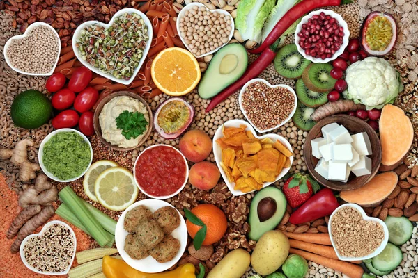 Makanan Kesehatan Vegan untuk Kebugaran — Stok Foto