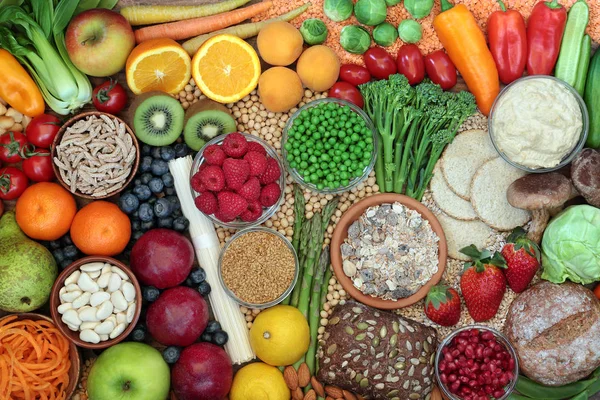 Niedrig glykämische Nahrung für gute Gesundheit — Stockfoto