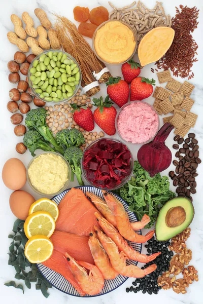 Health Food for Vitality Energy &  Fitness — Stock Photo, Image