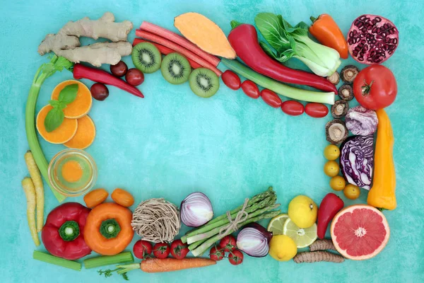 Alimentos saudáveis para uma vida saudável — Fotografia de Stock