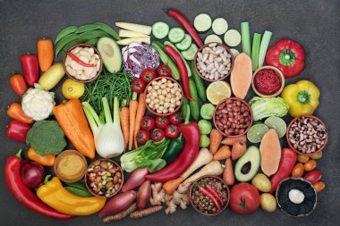 Vegan Etik Yeme İçin Sağlıklı Yemek Koleksiyonu
