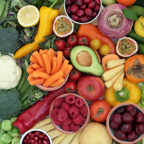 Friska Hög Fiber Super Mat För God Hälsa Hög Antioxidanter — Stockfoto