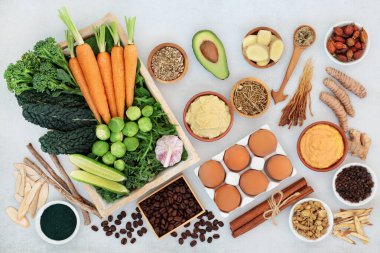Astım ve solunum hastalıkları için sağlıklı besinler, COPD de dahil olmak üzere doğal bitkisel ilaçlarda kullanılan şifalı bitkiler. Yüksek protein, omega 3, antioksidan, vitamin ve mineraller..