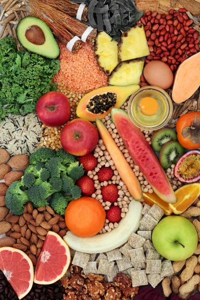 Supernahrung Für Gesunde Ernährung Mit Stärkung Des Immunsystems Zur Förderung — Stockfoto