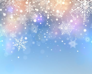 Kar taneli Noel arkaplanı
