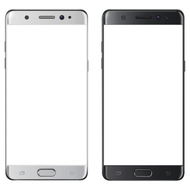 Smartphone, cep telefonu izole