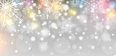 Kar taneli Noel arkaplanı