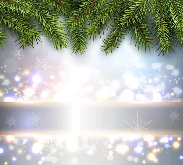 Natal luzes de fundo — Vetor de Stock