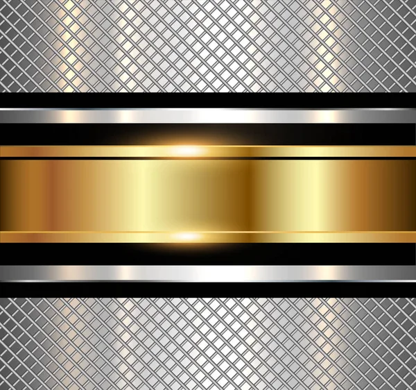 Hintergrund metallisch glänzend — Stockvektor