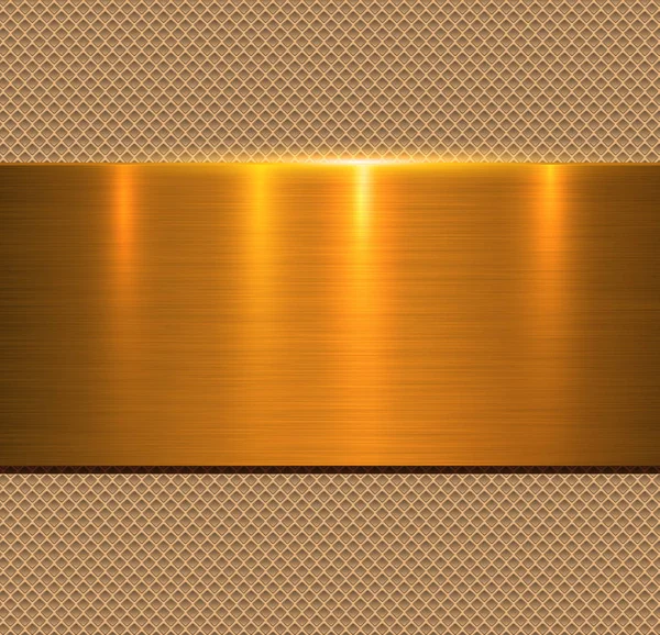 Hintergrund Gold Metall Textur — Stockvektor