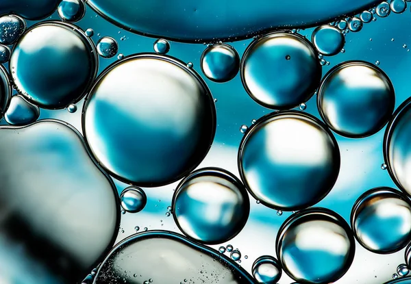 水气泡背景 — 图库照片