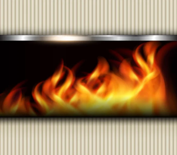 Abstrait feu de fond — Image vectorielle