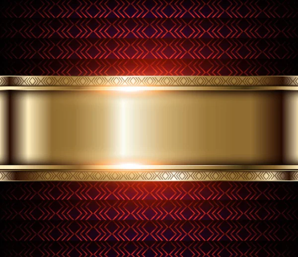 Fond d'or abstrait — Image vectorielle