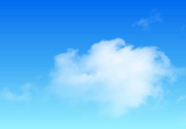 Bulutlar arka plan mavi