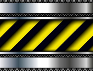 Uyarı şeritleri ile arka plan