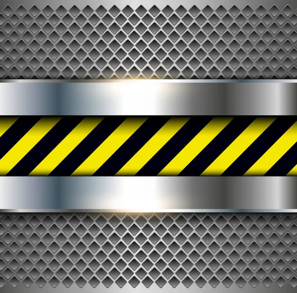 Fond avec bandes d'avertissement — Image vectorielle
