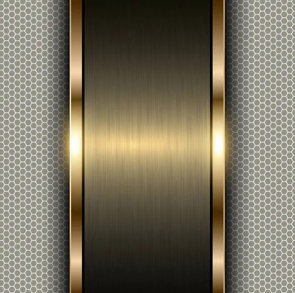 Gold metal texture background Royalty Free Vector Image