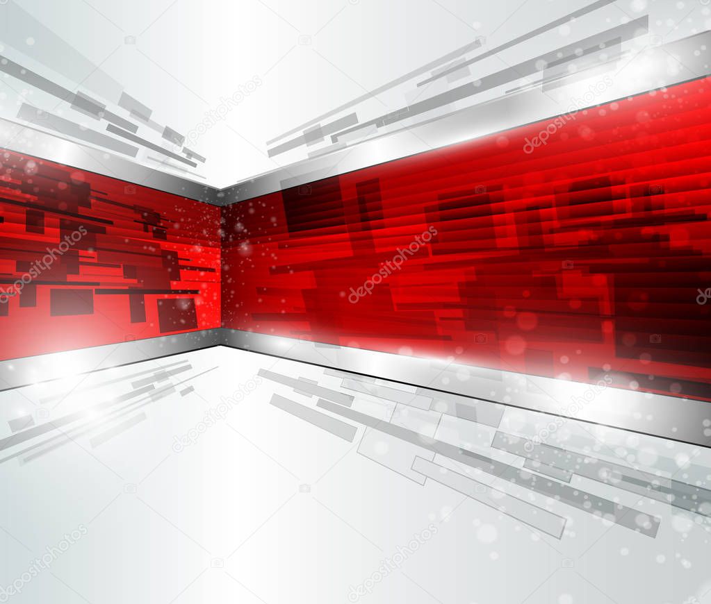 Abstract background dynamic 3D 