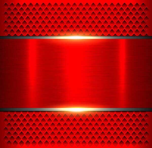 Background red  metallic