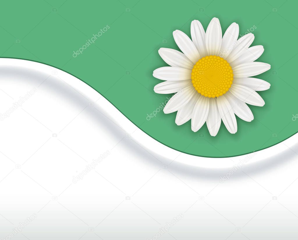 Green flower Background 
