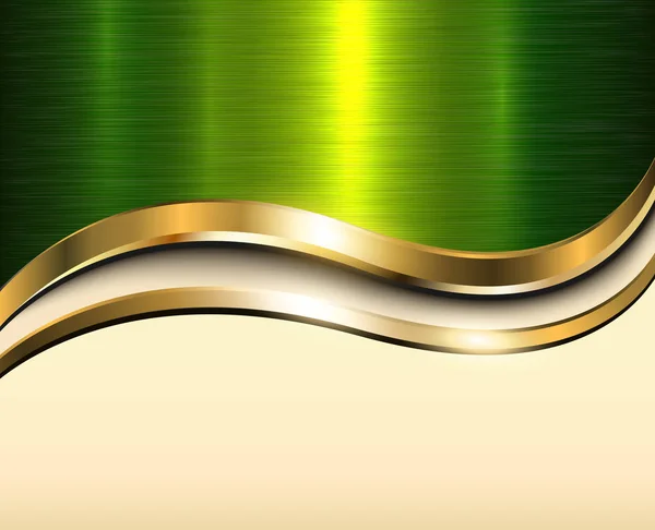 Background gold metallic — Stock Vector