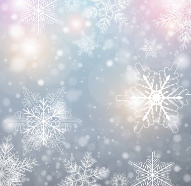 Kar taneli Noel arkaplanı