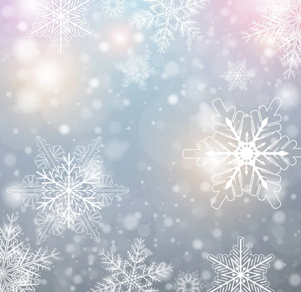 Kar taneli Noel arkaplanı