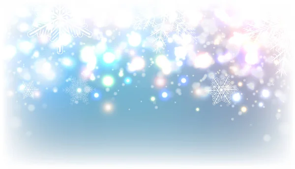 Winter Kerst Achtergrond — Stockvector