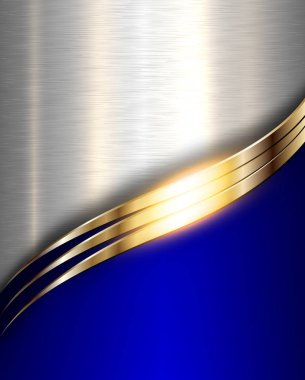 Metal arka plan mavi