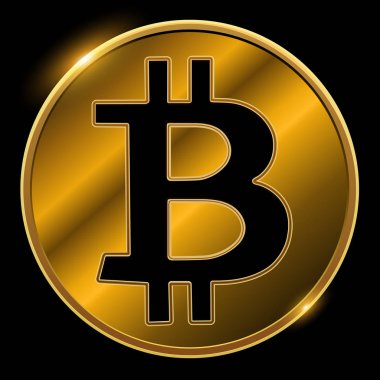 Bitcoin sembolü altın