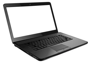 Laptop computer isolated clipart