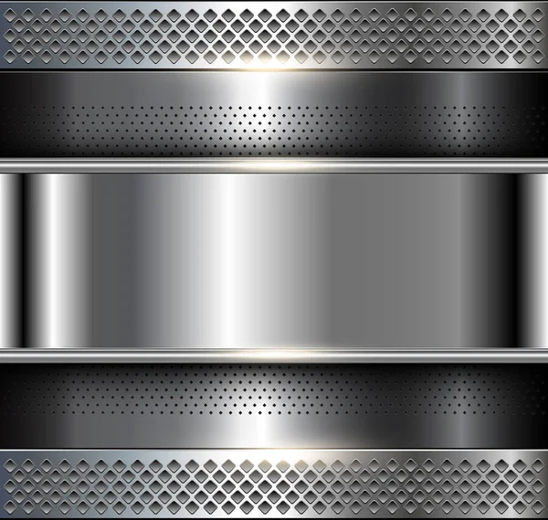 Texture de fond métallique — Image vectorielle