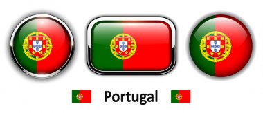 Portekiz bayrağı düğmeleri