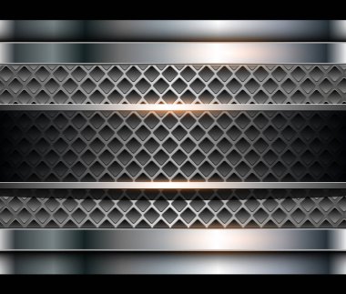 Arka plan zarif gümüş metalik