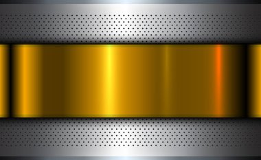 Metalik arka Gümüş altın