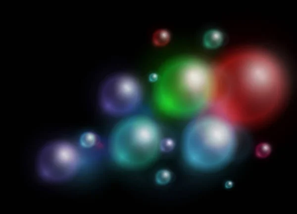 Abstracte achtergrond transparant bubbels — Stockvector