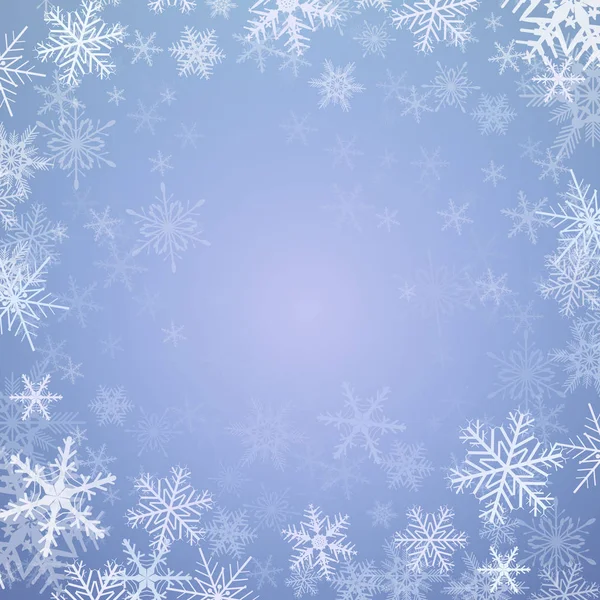 Zimní vánoční pozadí — Stockový vektor