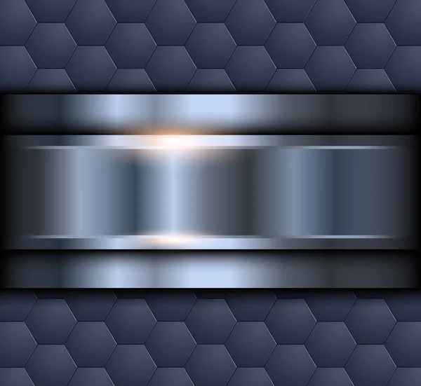 Abstrakter Hintergrund metallisch — Stockvektor