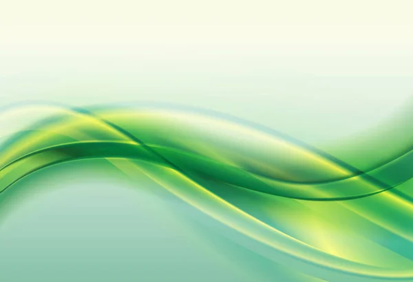 Abstract Green Background Elegant Soft Waves — Stock Photo, Image