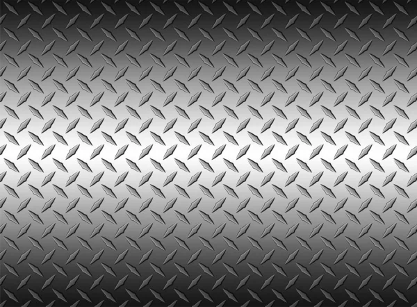 Fundo Textura Chapa Metal Aço Diamante Ilustração Vetorial — Vetor de Stock