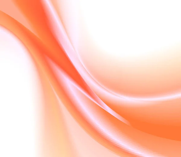 オレンジ色の抽象的な背景 波状のベクトル図 — ストックベクタ