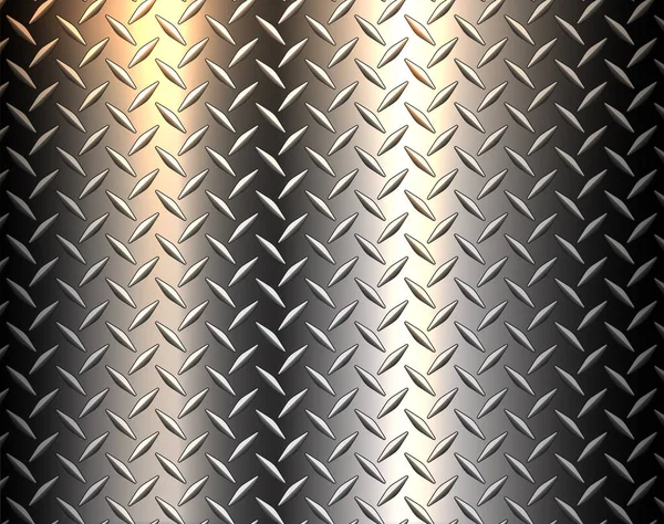 Textura Acero Inoxidable Metálico Diamante Hoja Metal Textura Fondo Vector — Archivo Imágenes Vectoriales