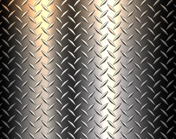 Textura Acero Inoxidable Metálico Diamante Hoja Metal Textura Fondo Vector — Vector de stock