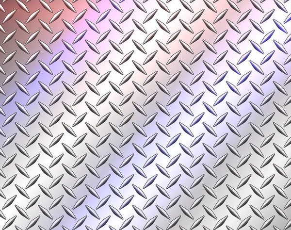 Texture Acier Inoxydable Métallique Feuille Métal Diamant Texture Fond Vectoriel — Image vectorielle