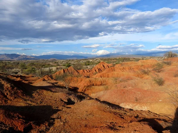 Червона Скеля Утворення Desierto Tatacoa Колумбії — стокове фото