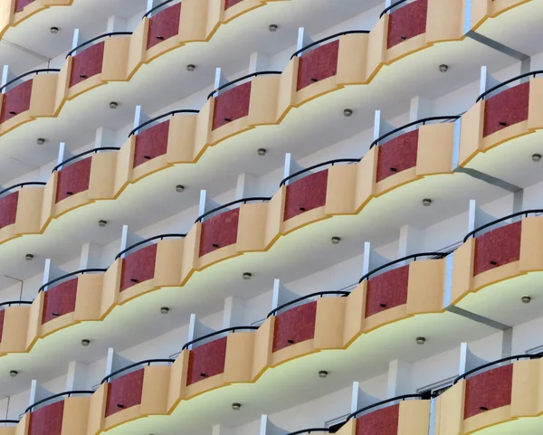 Балкони готельних апартаментів — стокове фото